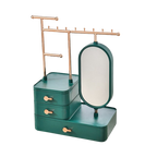 Boîte à bijoux présentoir avec miroir intégré
