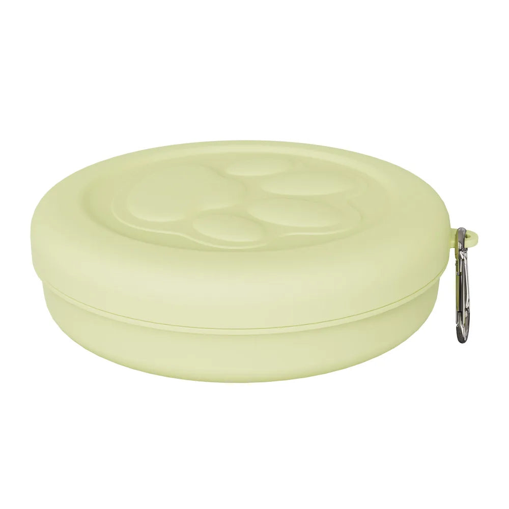 Gamelle Portable pour Chien – Bol de Voyage pour Croquettes et Friandises avec Mousqueton