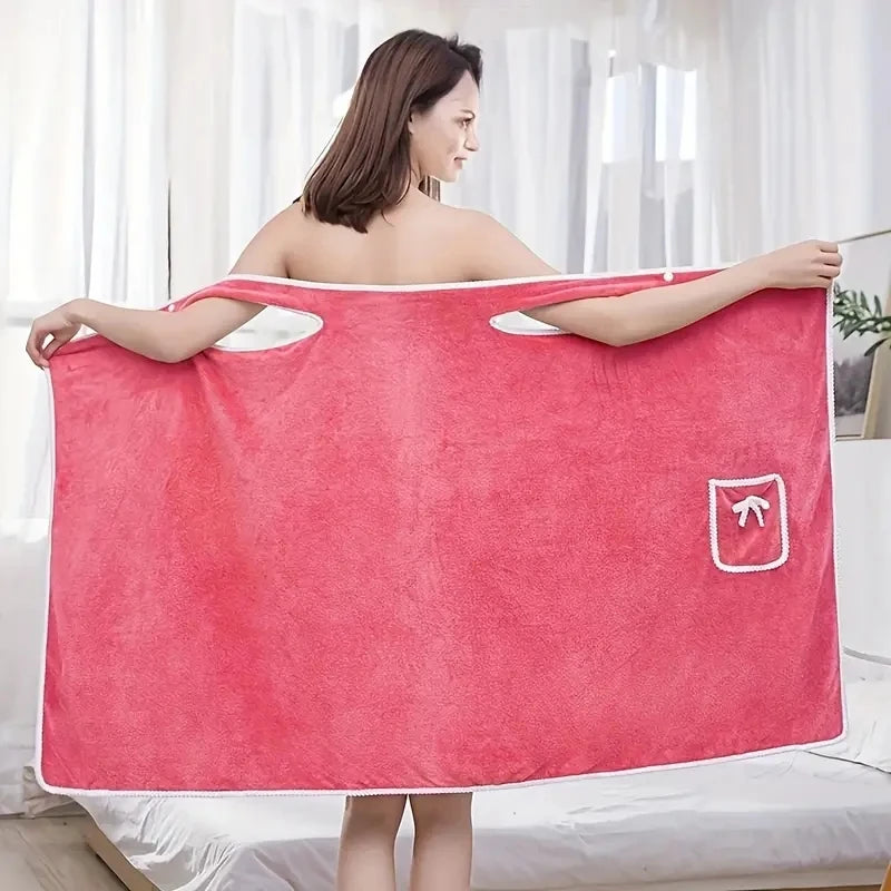 Absorbent Bath Towel Dress - Quick Drying for Beach, Pool, Spa, and Sports
