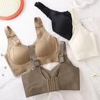 Soutien-Gorge Push-Up Sans Armatures – Brassière Confort à Bretelles Larges et Col V