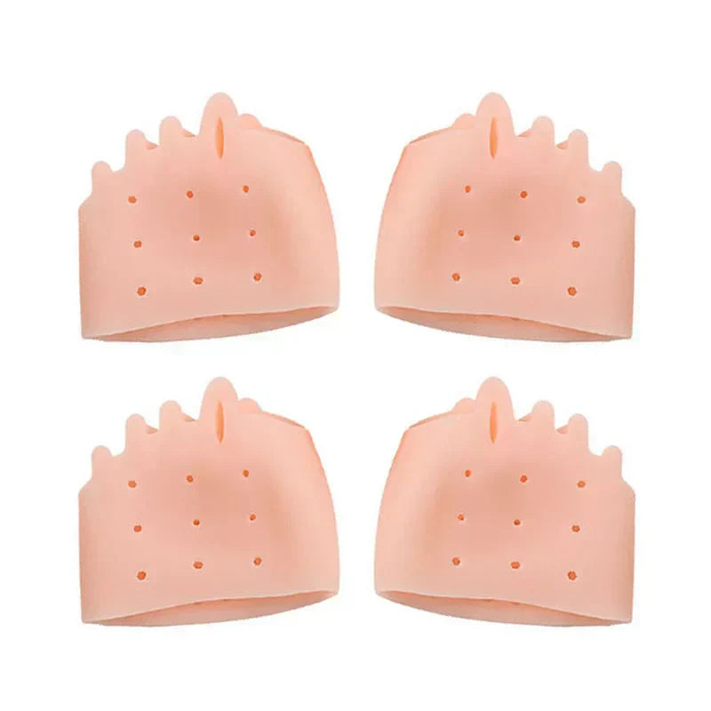 4x Coussinets en Silicone pour l'avant-pied - Alignement des orteils