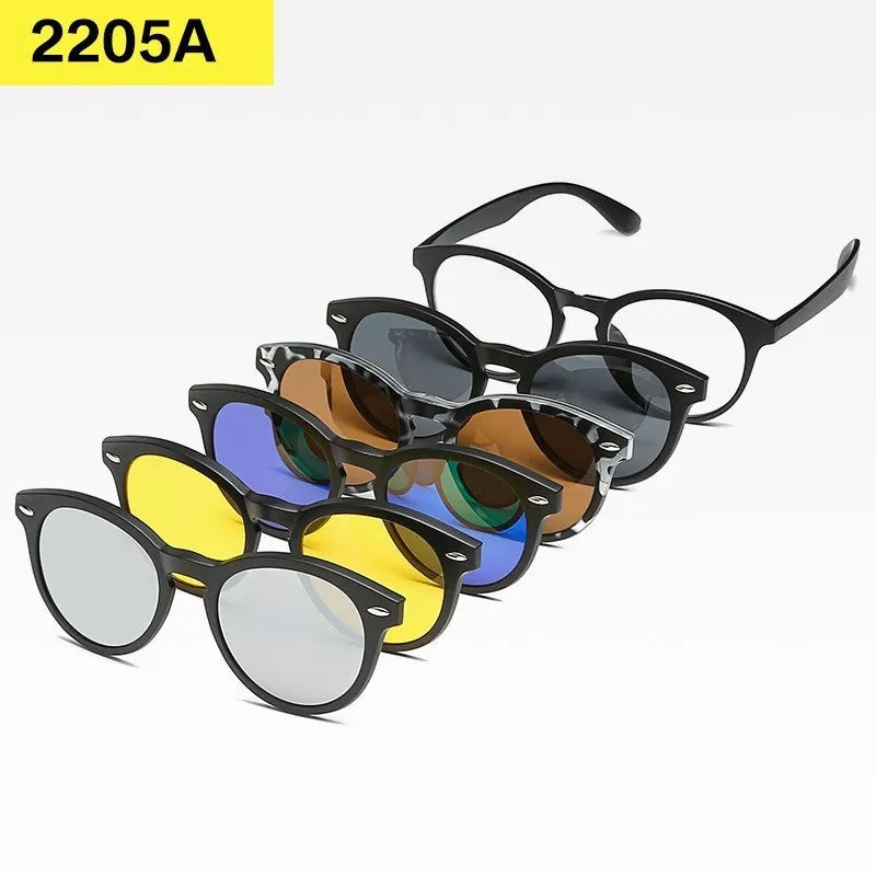 Set 6 Lunettes Polarisées pour Conduite, Soleil & Repos Visuel