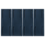 Lot de 4 Supports Muraux Coulissants Auto Adhésifs