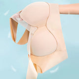 Brassière en soie glacée sans armatures