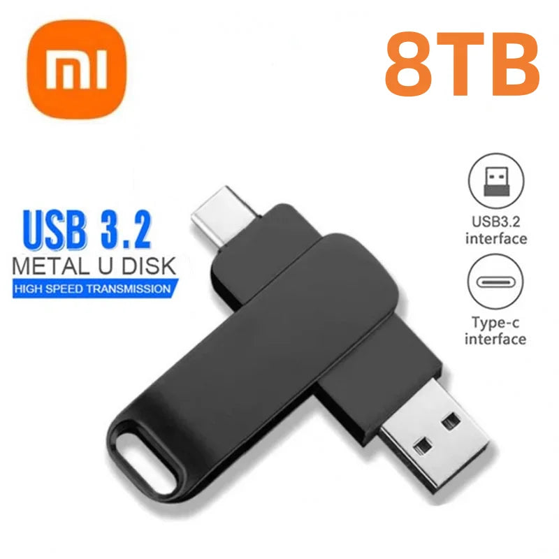 Clé USB 3.2 16TB + Adaptateur Type-C OFFERT