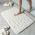 Tapis de bain pavé à mémoire de forme