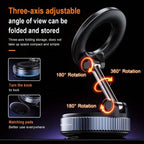 Fixation Téléphone Aimantée Pliable pour Voiture & Bureau - 360° Réglable
