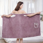 Absorbent Bath Towel Dress - Quick Drying for Beach, Pool, Spa, and Sports