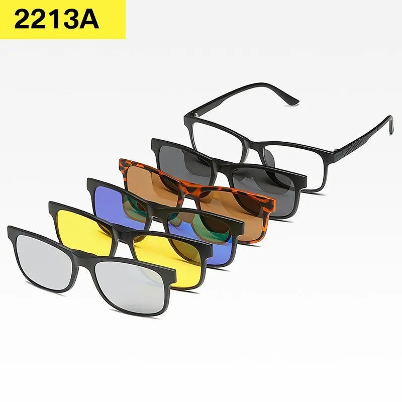 Set 6 Lunettes Polarisées pour Conduite, Soleil & Repos Visuel