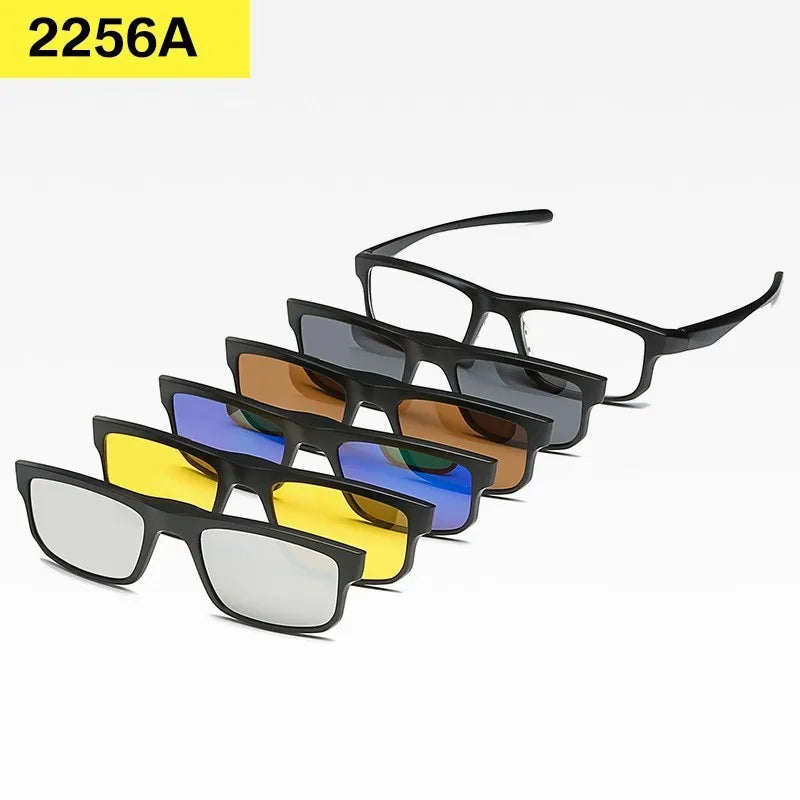 Set 6 Lunettes Polarisées pour Conduite, Soleil & Repos Visuel