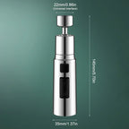 Extension d'Évier de Cuisine Rotative 360° Universelle 3 Modes