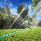Tuyau d’Arrosage Perforé 15 m – Arroseur Plat Multi-Jets pour Pelouse, Jardin et Potager