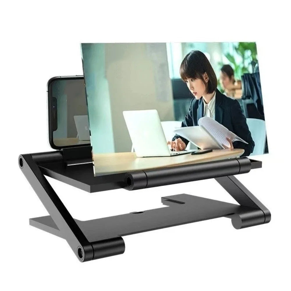 Amplificateur d'Écran Pliable HD pour Smartphone - Support Pratique et Léger