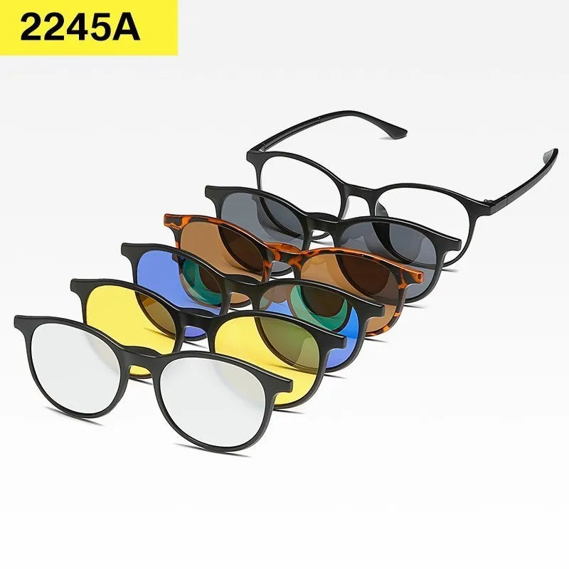 Set 6 Lunettes Polarisées pour Conduite, Soleil & Repos Visuel