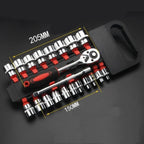 Coffret de 12 Clés à Douille – Kit de Réparation Multifonction pour Voiture, Moto & Vélo