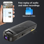 Mini Caméra IP 1080HD Rotative à 180° à Clip - Vision Nocturne