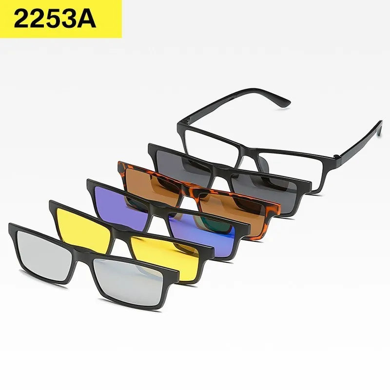 Set 6 Lunettes Polarisées pour Conduite, Soleil & Repos Visuel