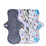 Lot de 5 Serviettes hygiéniques lavables et réutilisables