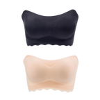 Soutien gorge Bandeau Bretelles Amovibles et Sans armatures