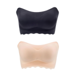 Soutien gorge Bandeau Bretelles Amovibles et Sans armatures