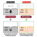 Brosse exfoliante en silicone 1 ACHETÉE = 1 OFFERTE