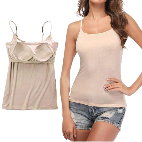 TOPBRA - Débardeur avec soutien-gorge intégré