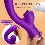 CANDY LUSH - Vibromasseur 2 en 1 - 20 modes de plaisir intense