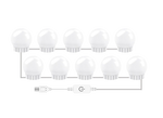 10x Applique LED pour miroir - 3 Modes