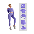 Ensemble de sport 5PCS pour Femme
