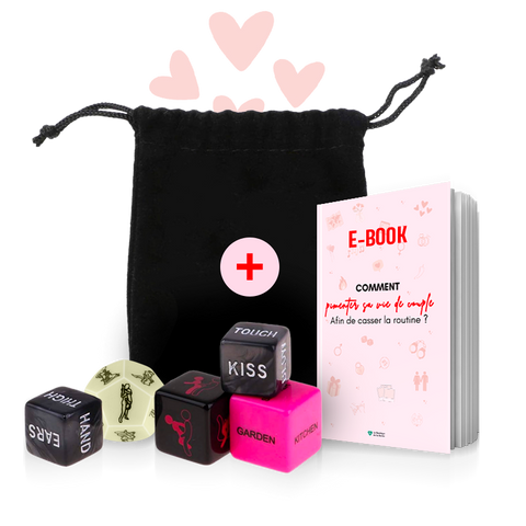 Pack complet jeu de dés coquins - 5 PCS + E Book OFFERT