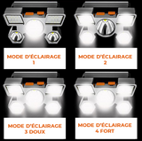 Lampe Frontale 5 Têtes LED