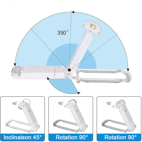 Lampe de lecture rechargeable