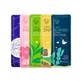 Lot de 5 Masques Hydratants de nuit visage