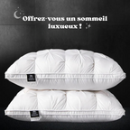 Oreiller d'hôtel de luxe - Coton & Plume d'oie